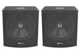 2x QTX QT15 15" 300W caisson de basses passif haut-parleur PA